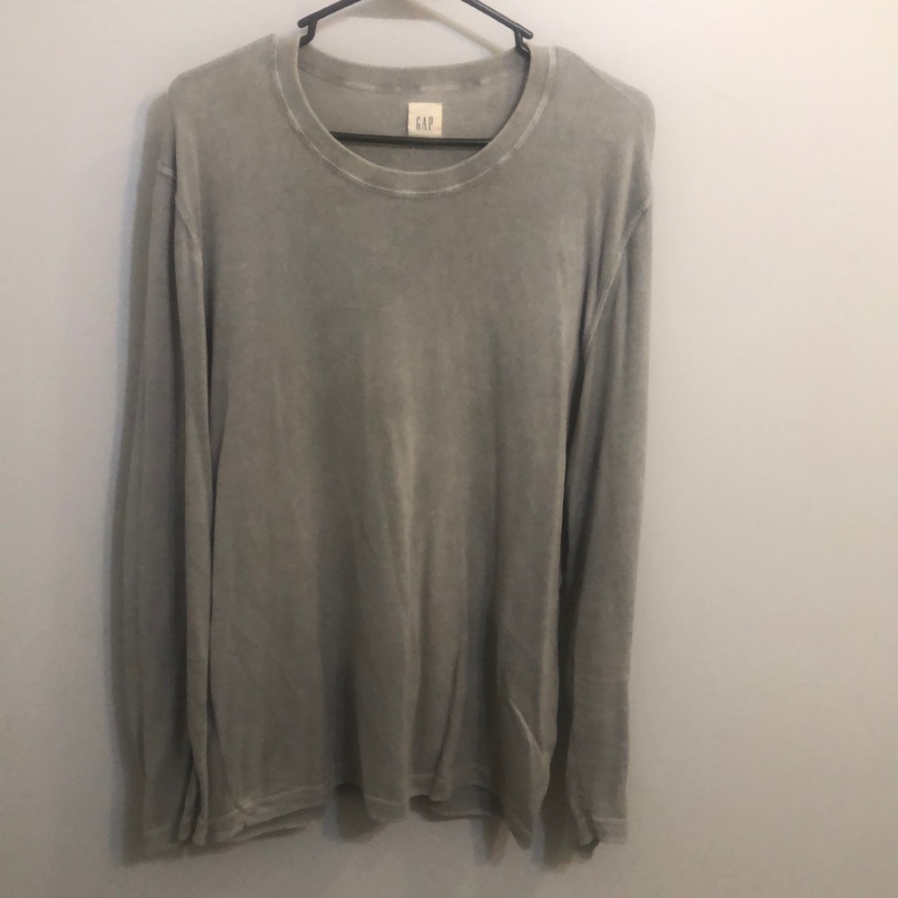 Long-sleeve Shirt - Gap - Large - Gray